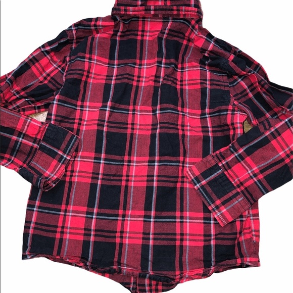 Garanimals size 5T red & black boys plaid shirt - Picture 2 of 3